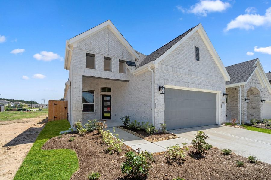 Exterior details and patio area of a home in Emory Glen, Magnolia (Image 23).