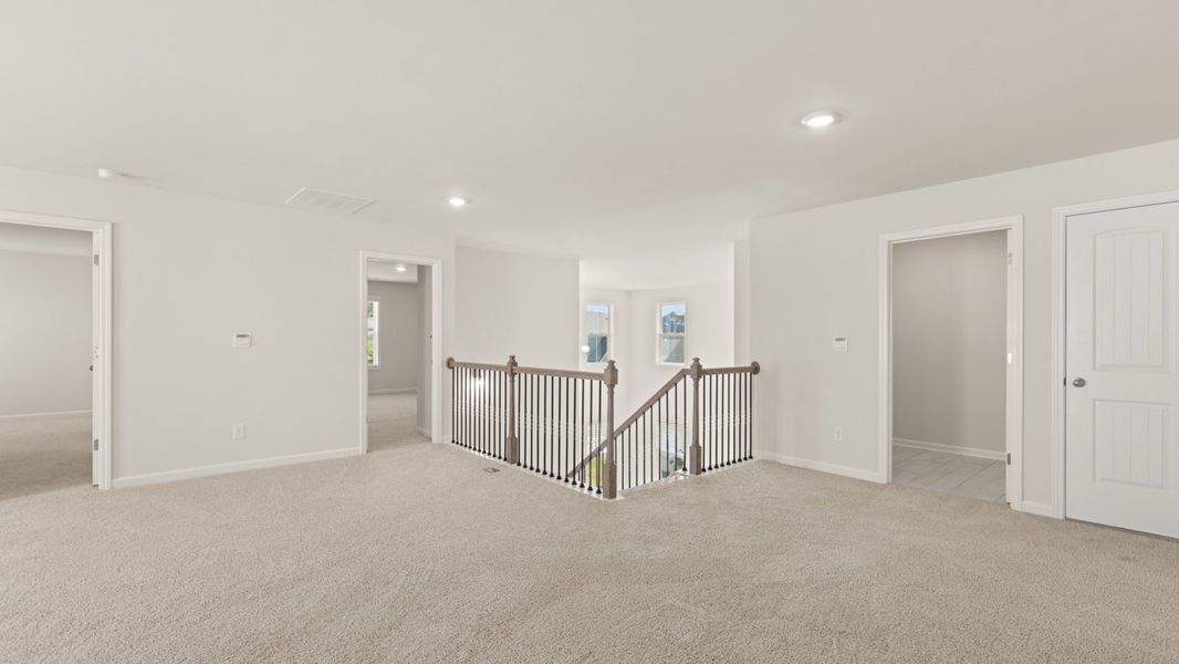 Representative unfurnished interior of a home built from the Westerly by D.R. Horton in Hamptons at Riverwood East, Dallas (Image 23).