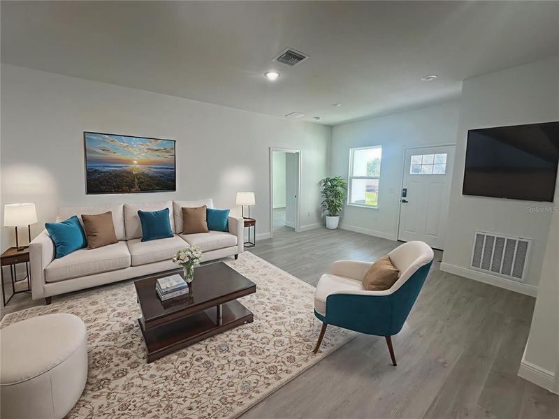 Furnished interior view inside a new home in , Citrus Springs (Image 13).