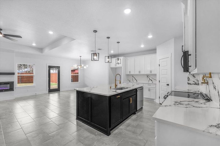 Furnished interior view inside a new home in , Fort Worth (Image 5). Furnished interior view inside a new home in , Fort Worth (Image 5).