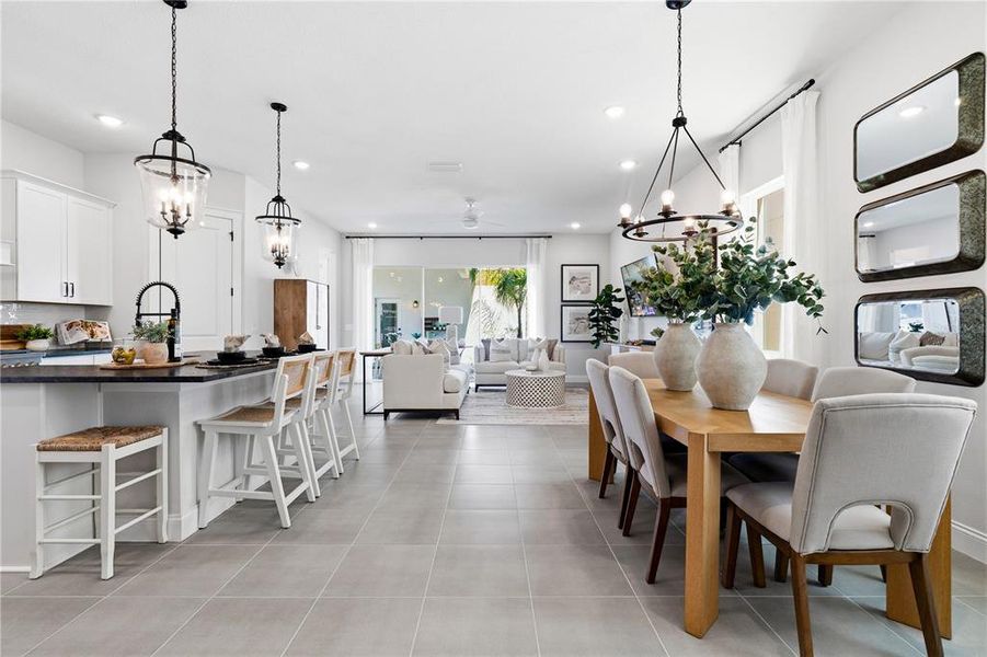 Furnished interior view inside a new home in , Winter Garden (Image 9). Furnished interior view inside a new home in , Winter Garden (Image 9).