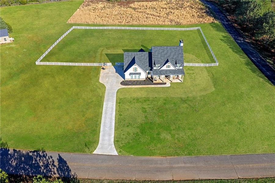 Front exterior of a new home in , Taylorsville, GA, highlighting curb appeal (Image 26). Front exterior of a new home in , Taylorsville, GA, highlighting curb appeal (Image 26).