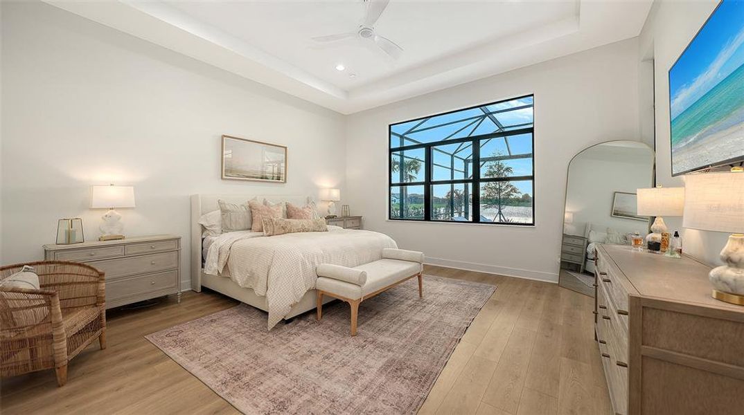 Furnished interior view inside a new home in , Sarasota (Image 45).