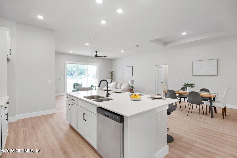 Furnished interior view inside a new home in , Jacksonville (Image 9).
