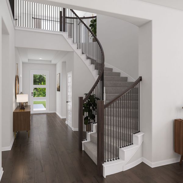 Image 29 representing the Windsor by Tri Pointe Homes in Lariat, Liberty Hill, TX.