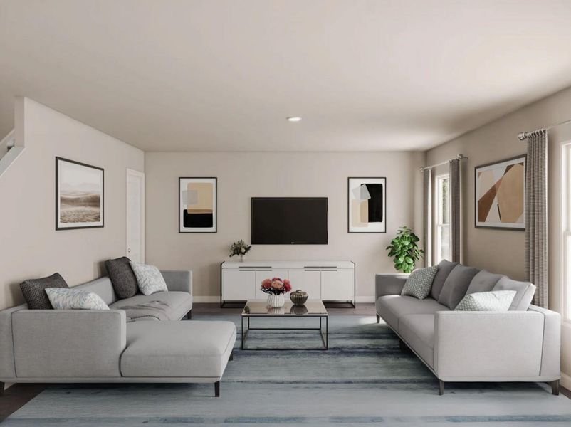 Furnished interior view inside a new home in Shirey Forest - Branches, Lufkin (Image 9).