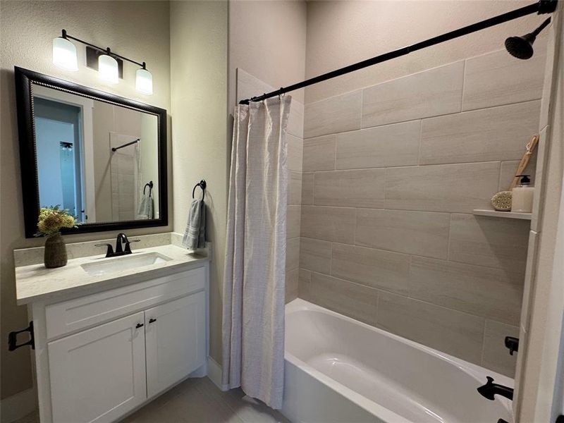 Furnished interior view inside a new home in Ladera at the Reserve, Mansfield (Image 16).