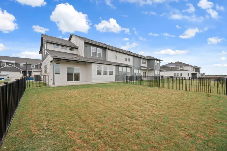 Exterior details and patio area of a home in , Round Rock (Image 4).