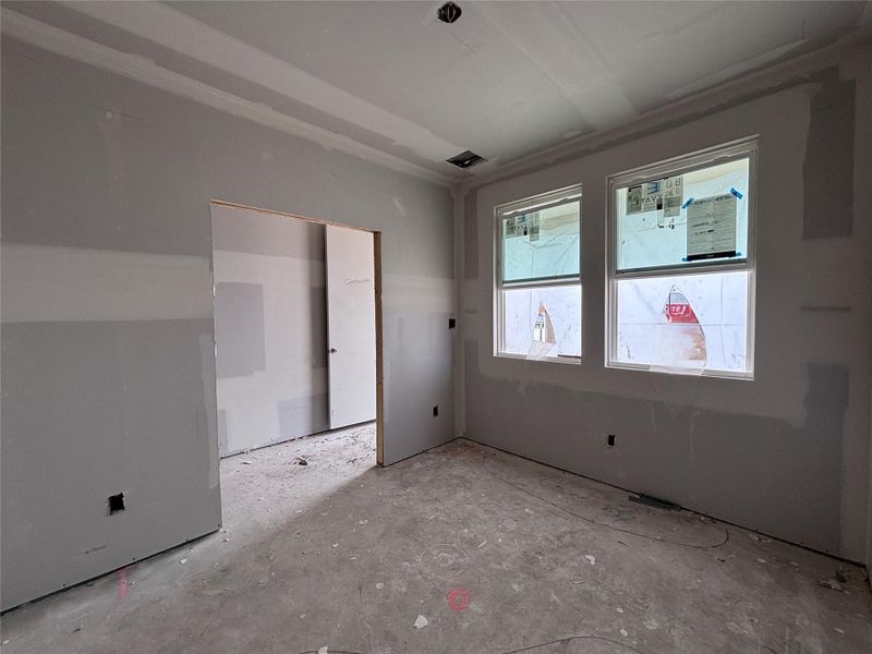 In-progress construction of a new home in The Colony 45s, Bastrop, TX (Image 10).