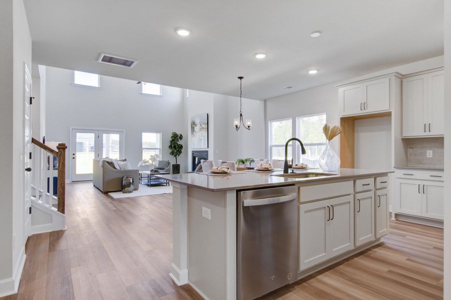 Furnished interior view inside a new home in , Summerville (Image 7).