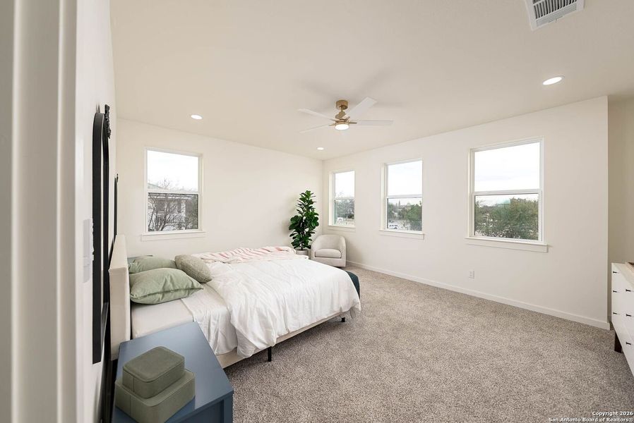 Furnished interior view inside a new home in , San Antonio (Image 19).
