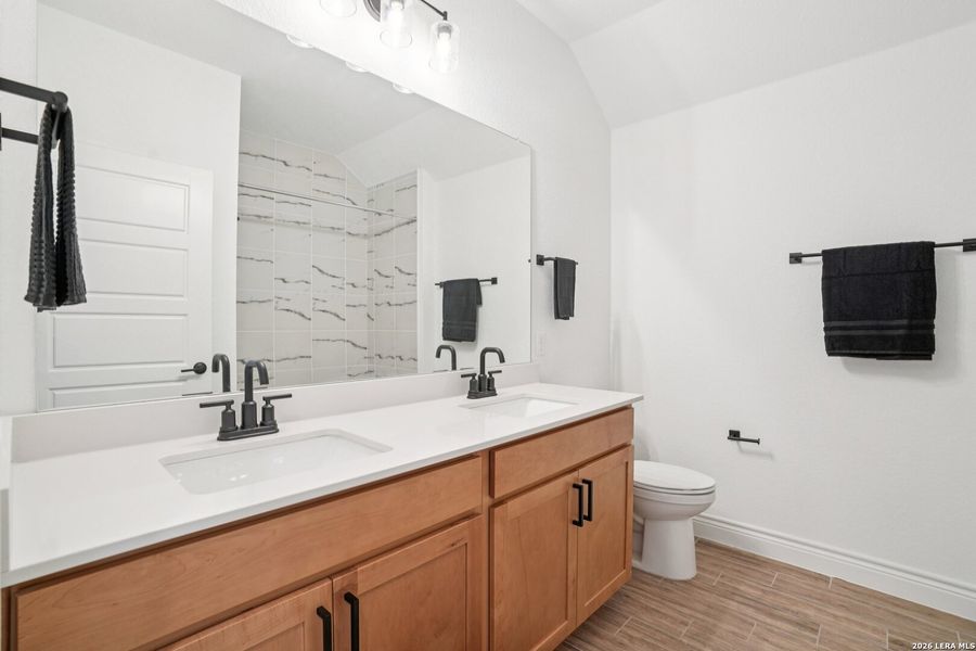 Furnished interior view inside a new home in , New Braunfels (Image 15).