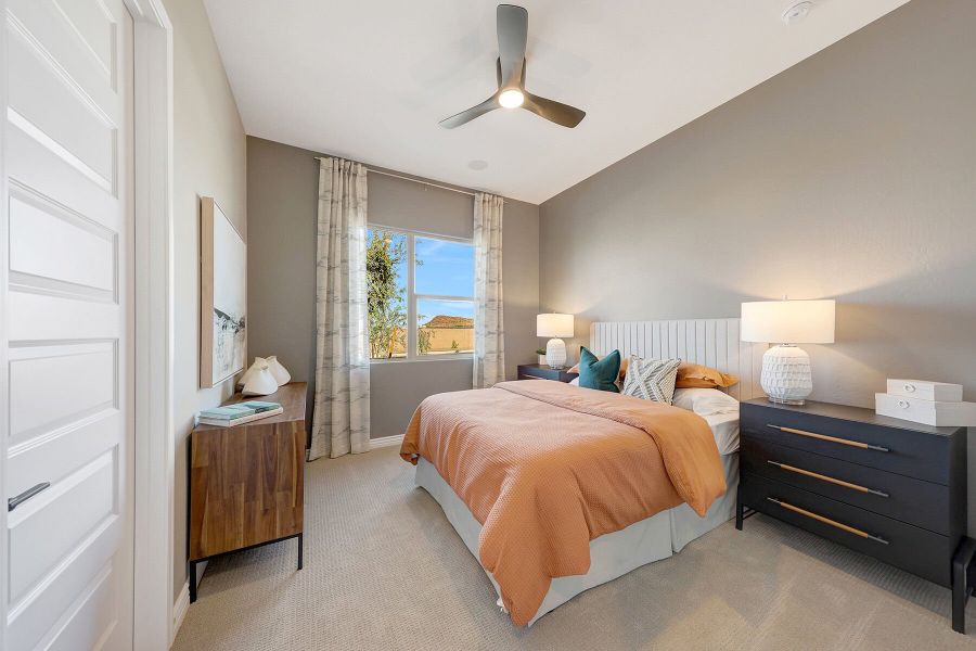 Representative furnished interior of a home built from the Harbor by Mattamy Homes in Miravida, Surprise (Image 30).