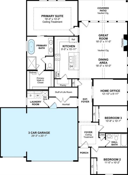 The Boise floor plan by K. Hovnanian Homes. 1st Floor Shown. *Prices, plans, dimensions, features, specifications, materials, and availability of homes or communities are subject to change without notice or obligation. The Boise floor plan by K. Hovnanian Homes. 1st Floor Shown. *Prices, plans, dimensions, features, specifications, materials, and availability of homes or communities are subject to change without notice or obligation.