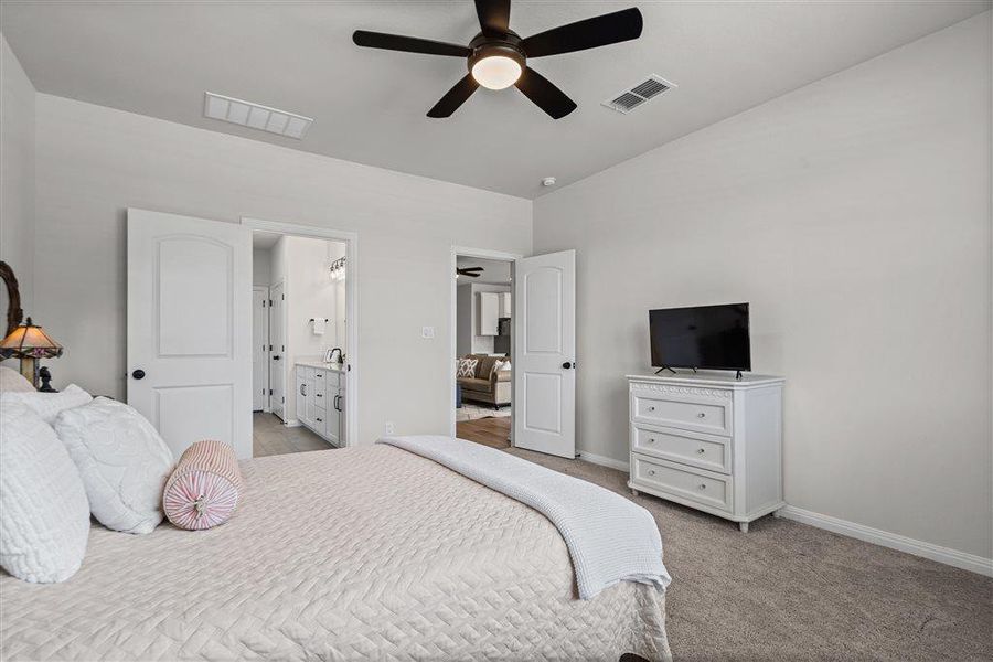 Furnished interior view inside a new home in , Dripping Springs (Image 28). Furnished interior view inside a new home in , Dripping Springs (Image 28).