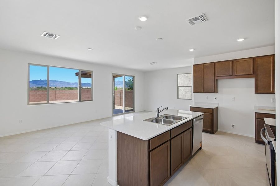 Furnished interior view inside a new home in Founders Ridge, Vail (Image 4).