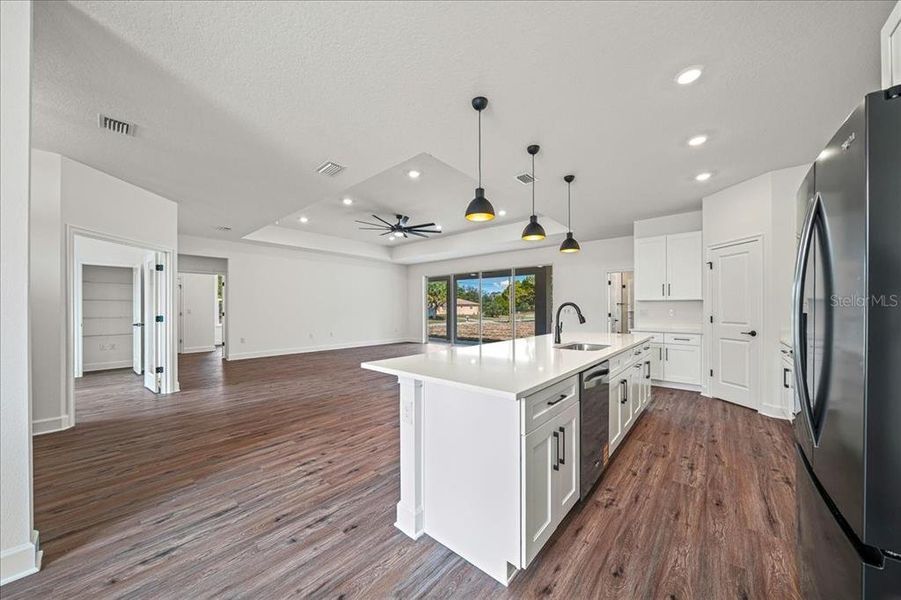 Furnished interior view inside a new home in , Spring Hill (Image 16). Furnished interior view inside a new home in , Spring Hill (Image 16).