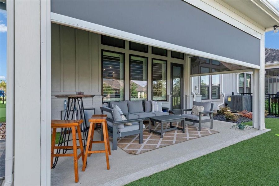 Exterior details and patio area of a home in , Willis (Image 28). Exterior details and patio area of a home in , Willis (Image 28).