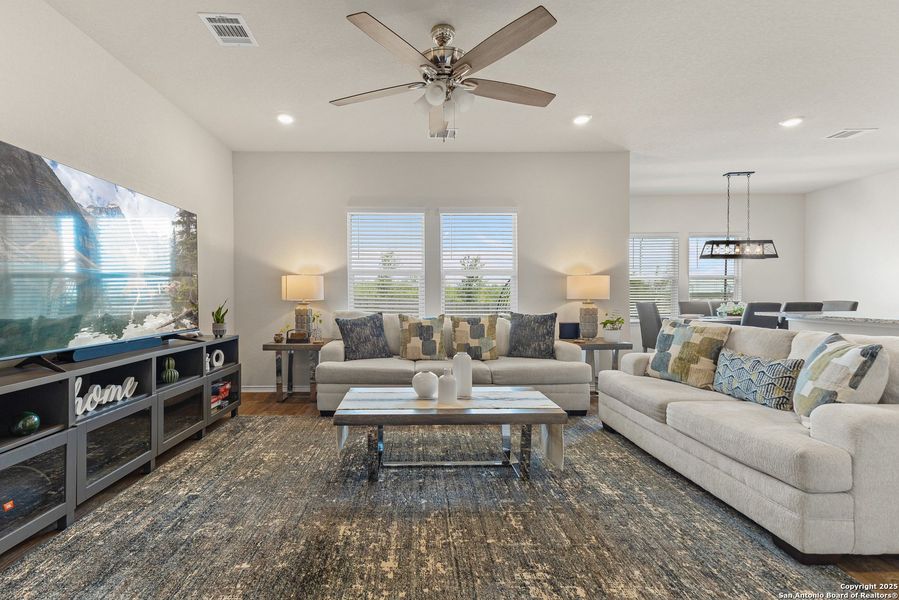 Furnished interior view inside a new home in Applewood, San Antonio (Image 12). Furnished interior view inside a new home in Applewood, San Antonio (Image 12).
