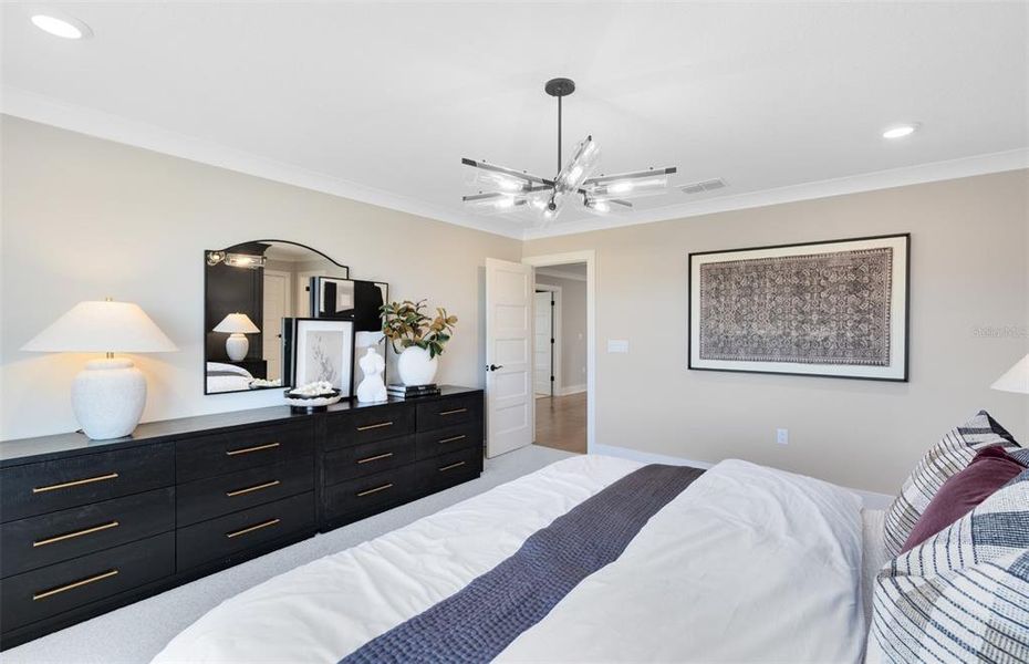 Furnished interior view inside a new home in Parkside Trails, Clermont (Image 14).