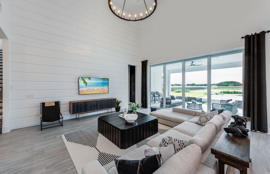 Gathering Room Overlooking Covered Lanai Gathering Room Overlooking Covered Lanai