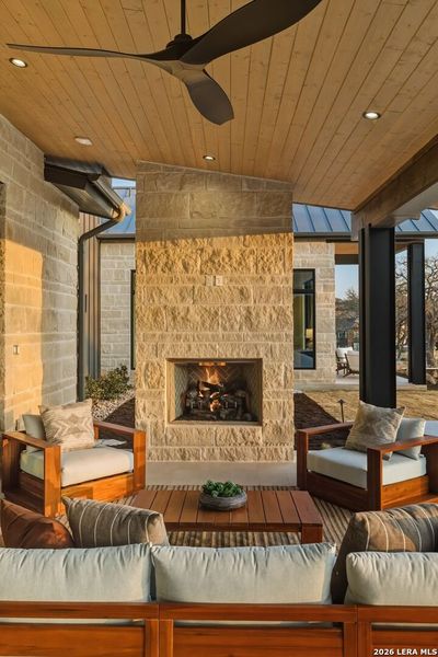 Exterior details and patio area of a home in , Fredericksburg (Image 33). Exterior details and patio area of a home in , Fredericksburg (Image 33).