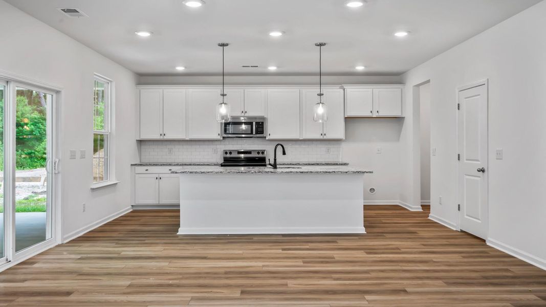 Furnished interior view inside a new home in Oak Bend, Charleston (Image 4).