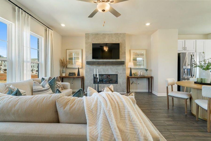 Furnished interior view inside a new home in Chandler Run, Tucker (Image 19).