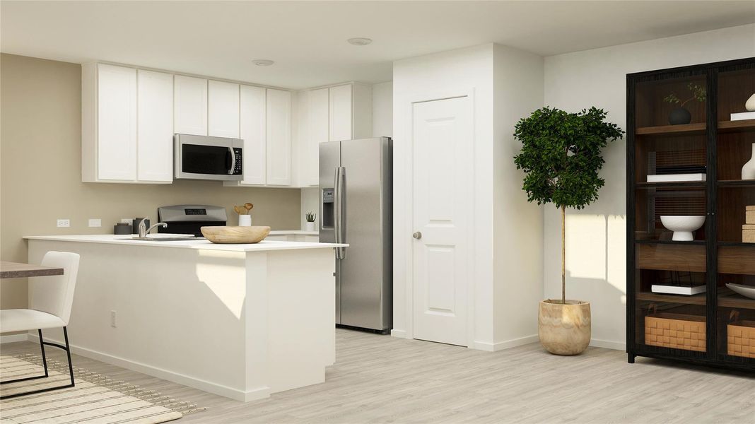 Furnished interior view inside a new home in Synova, Crosby (Image 14).
