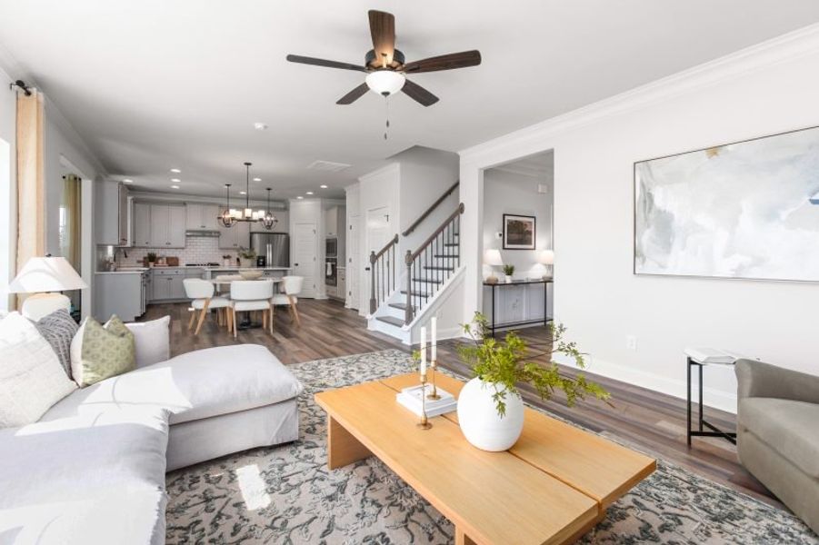 Furnished interior view inside a new home in Avondale, Greensboro (Image 44).
