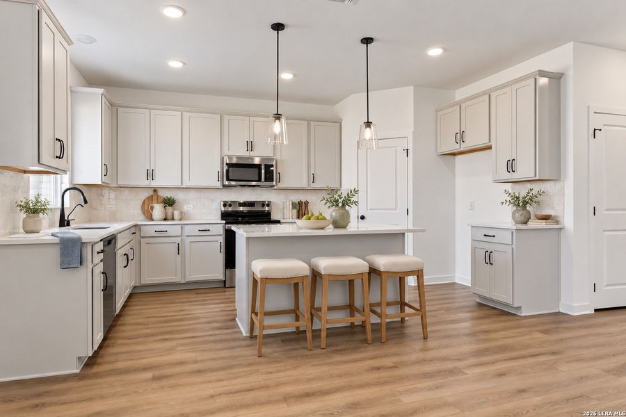 Furnished interior view inside a new home in Saddlebrook Ranch, Schertz (Image 7).