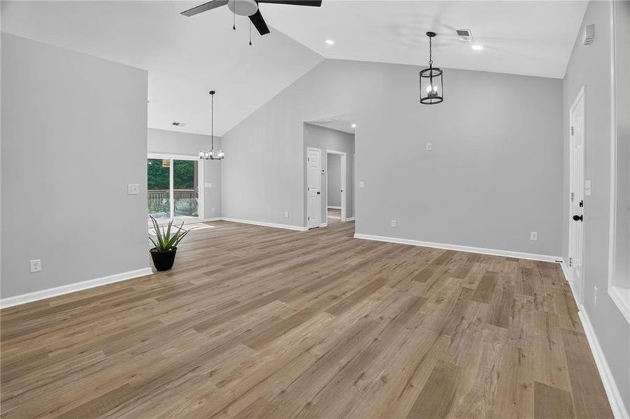 Spacious, unfurnished interior of a new home in , Locust Grove (Image 12).