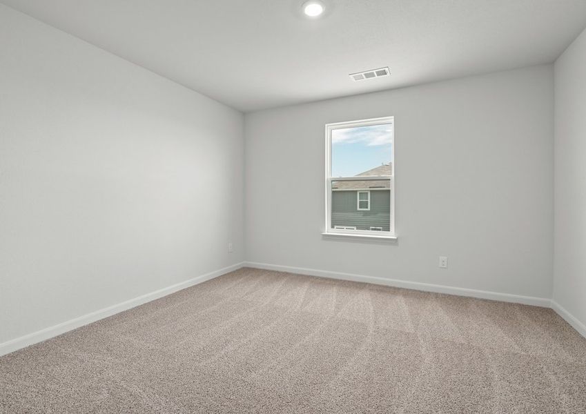 The secondary bedrooms of the Cypress are a great space for childrens rooms or guest rooms. The secondary bedrooms of the Cypress are a great space for childrens rooms or guest rooms.