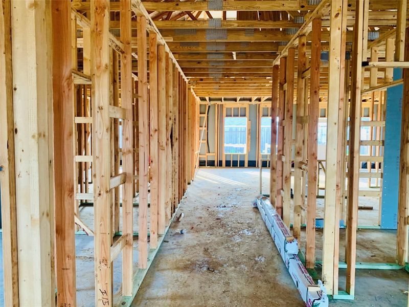 In-progress construction of a new home in Harrington Trails, New Caney, TX (Image 28).