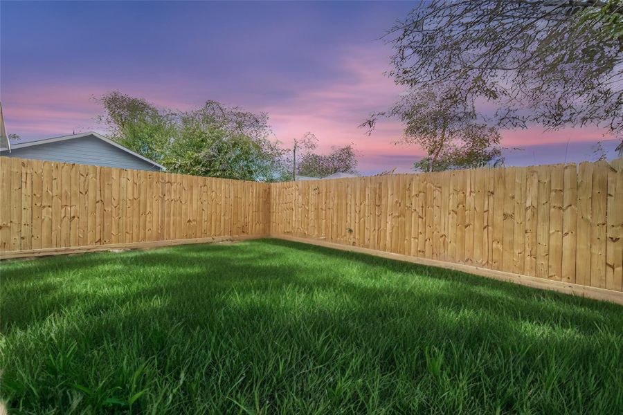 Exterior details and patio area of a home in , Houston (Image 19). Exterior details and patio area of a home in , Houston (Image 19).