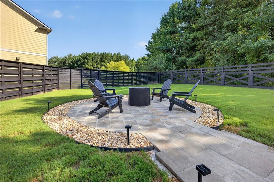 Exterior details and patio area of a home in , Douglasville (Image 22).