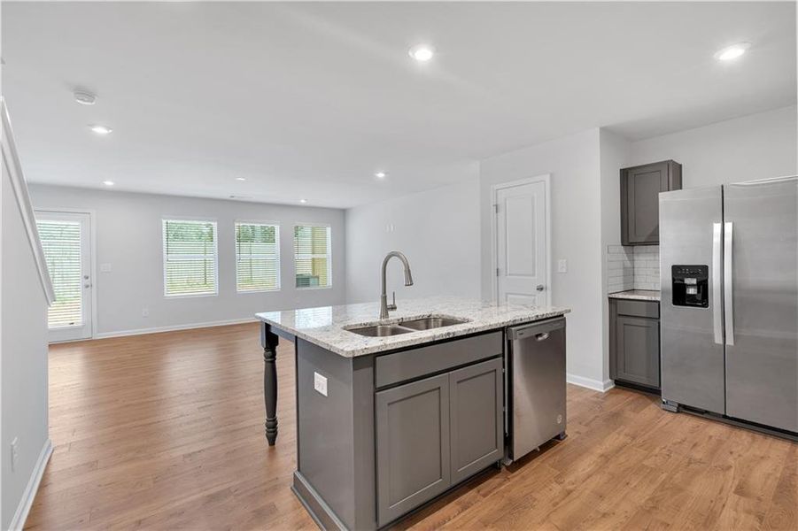 Furnished interior view inside a new home in Village Green, Adairsville (Image 8). Furnished interior view inside a new home in Village Green, Adairsville (Image 8).