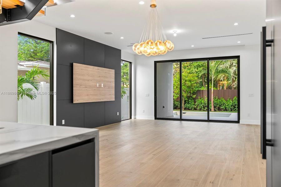 Furnished interior view inside a new home in , Fort Lauderdale (Image 8).