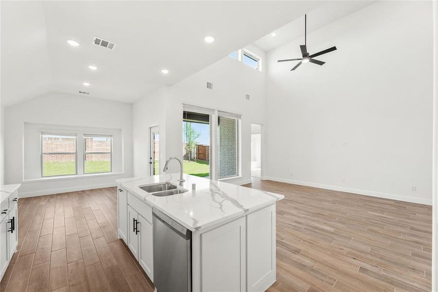 Furnished interior view inside a new home in Creekview Meadows, Celina (Image 20).