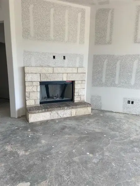 In-progress construction of a new home in Clear Sky Addition, Valley View, TX (Image 5).