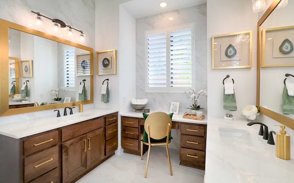 Representative Primary Bathroom - some options shown Representative Primary Bathroom - some options shown