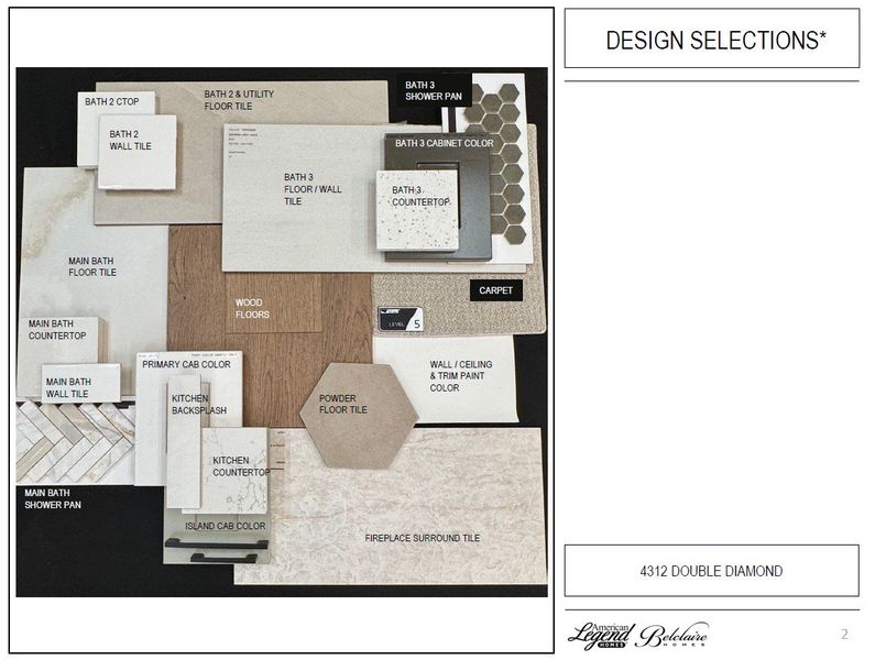 Representative photo of design selections for 4312 Double Diamond Representative photo of design selections for 4312 Double Diamond