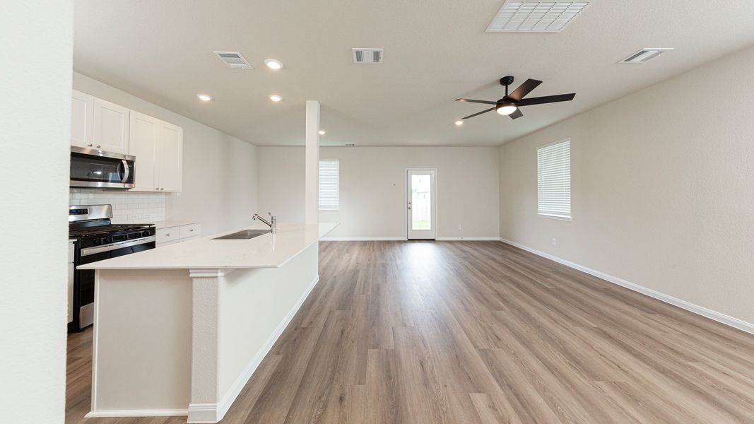 Dining Area to Family Room