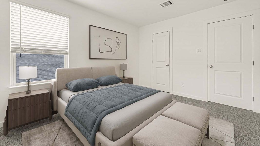 Furnished interior view inside a new home in Holly Ridge, Rosenberg (Image 11). Furnished interior view inside a new home in Holly Ridge, Rosenberg (Image 11).