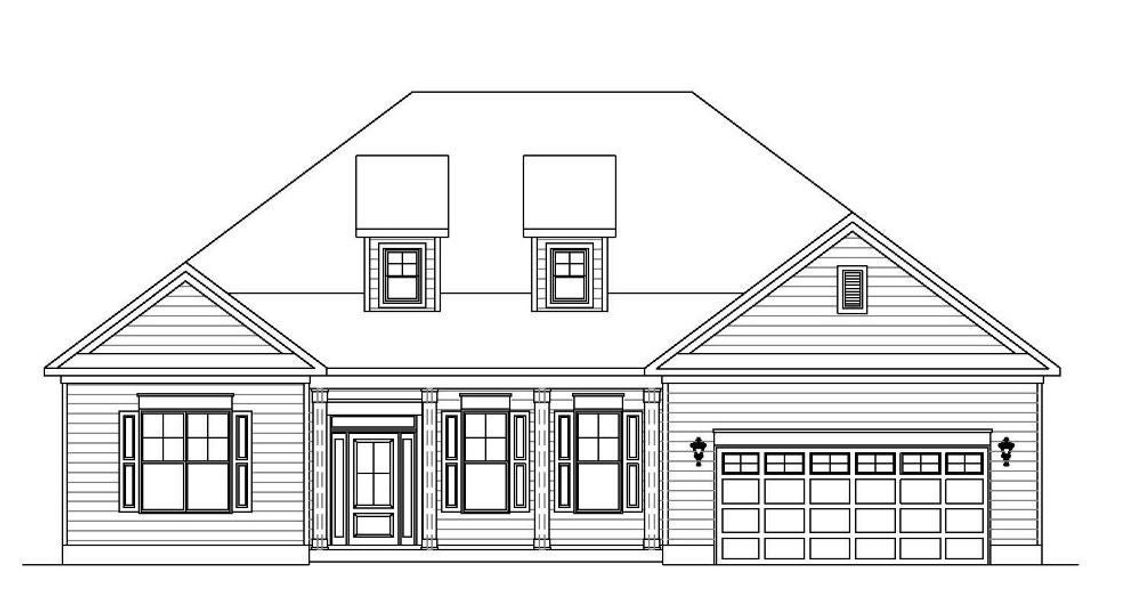 Exterior rendering of this home design in Brighton Park, Mount Pleasant, NC (Image 4).
