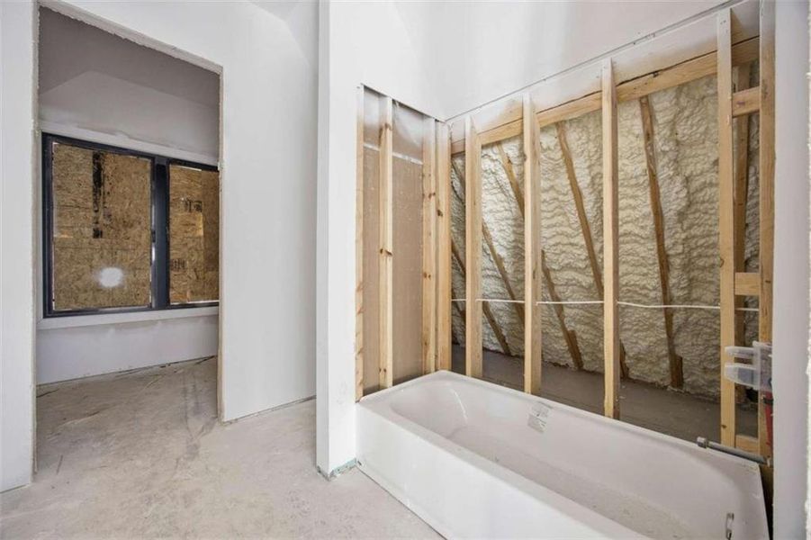 In-progress construction of a new home in , Buford, GA (Image 28).