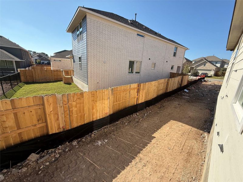 Exterior details and patio area of a home in The Cottages at La Cima, San Marcos (Image 4).