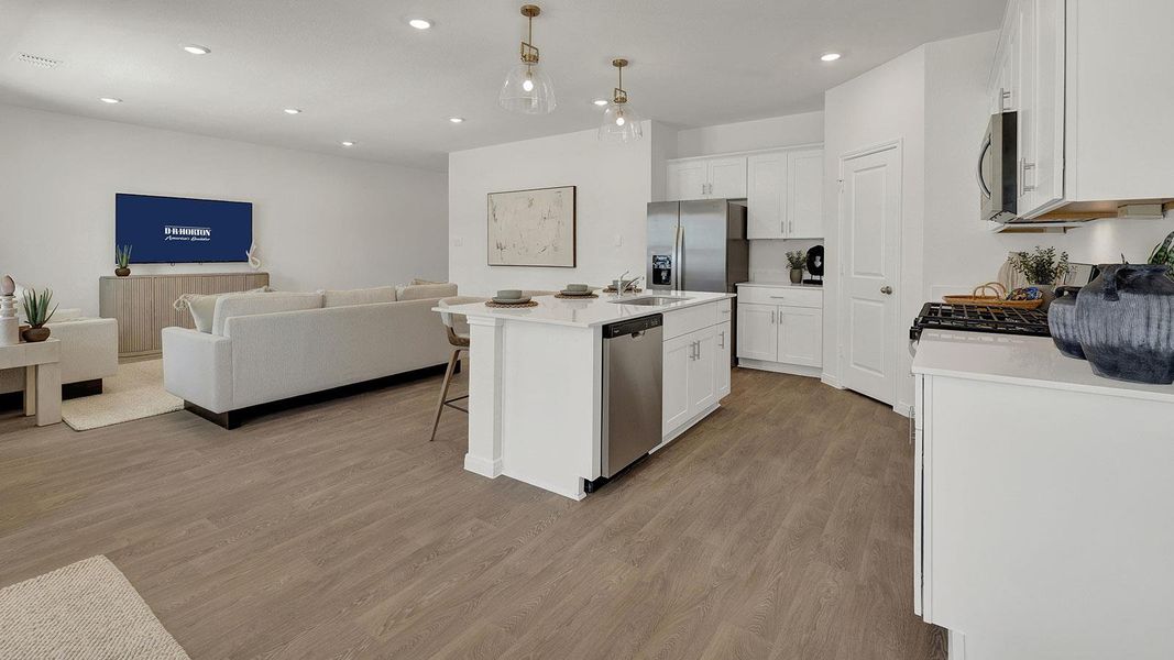 Furnished interior view inside a new home in Paramount, Kyle (Image 4).