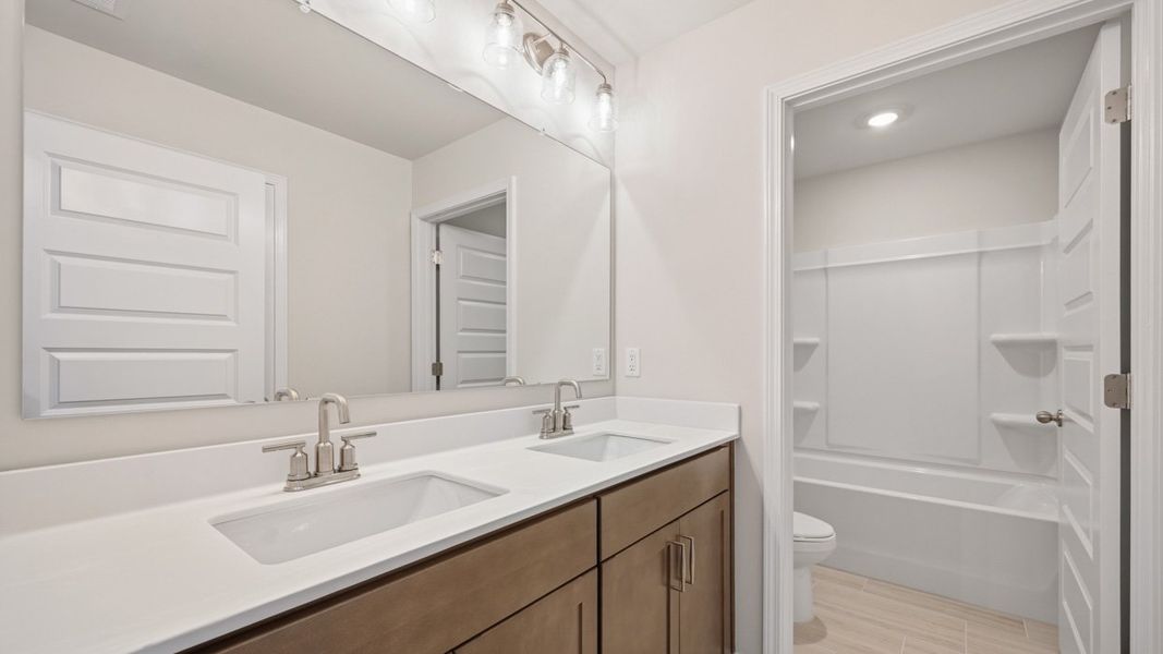Furnished interior view inside a new home in The Gates at Pates Creek, Hampton (Image 9).