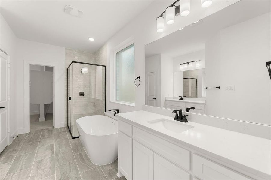Furnished interior view inside a new home in Sutton Fields, Celina (Image 16).